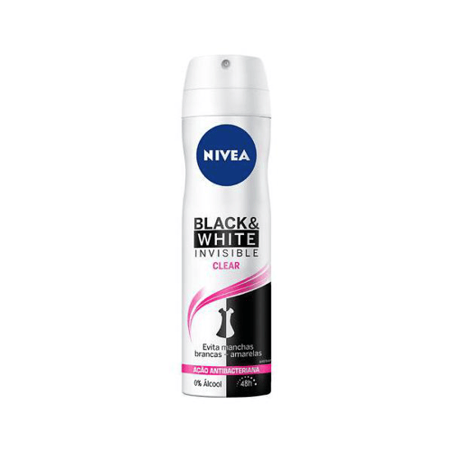 Desodorante Nivea - Aerosol Black White Invis. 150Ml