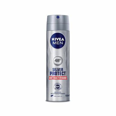Nivea Desodorante Aerosol Silver Protect 90G