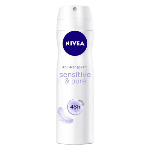 Imagem do produto Desodorante Nivea Aerossol Feminino Sensitive Pure Com 150Ml