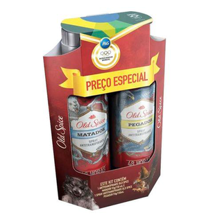 Imagem do produto Desodorante Old Spice Matador Spray Antitranspirante 48H E Desodorante Old Spice Pegador Spray Antitranspirante 48H Com 93G Cada Preço Especial