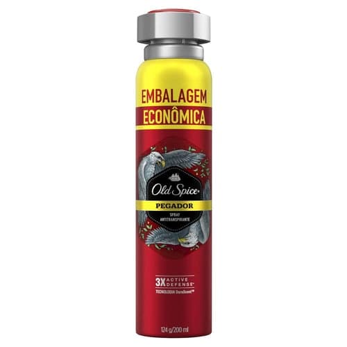 Desodorante Old Spice Pegador Spray Antitranspirante 200Ml Embalagem Econômica