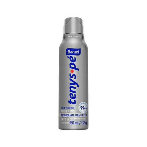 Imagem do produto Desodorante Para Os Pés Tenys Pé Baruel Sem Perfume Jato Seco Com 92G