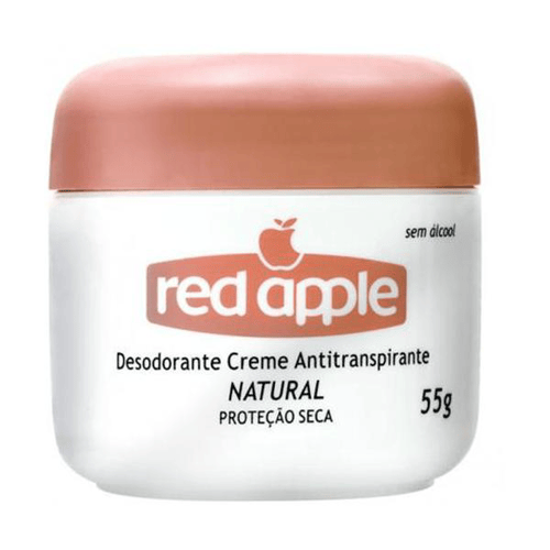 Imagem do produto Desodorante Red Apple Creme Feminino Com 55G - Red Apple Creme Natural 55G