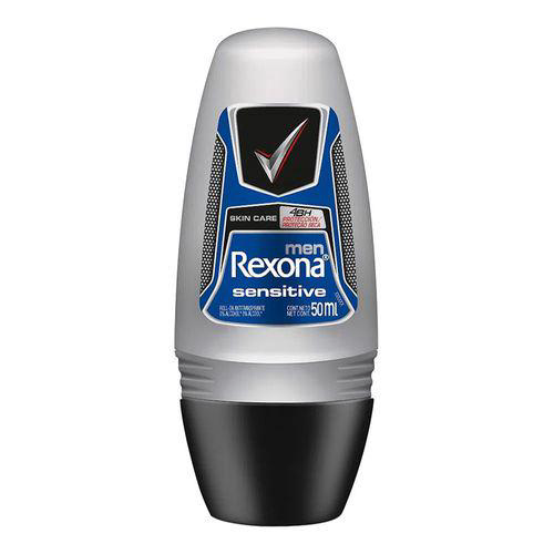 Imagem do produto Desodorante Rexona 24Hs Rollon Sensive 50Ml