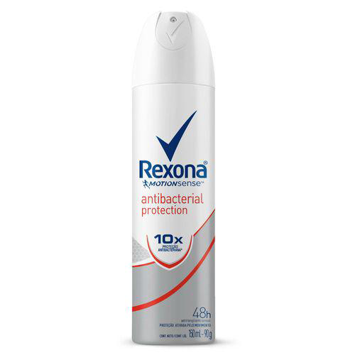 Imagem do produto Desodorante Rexona Antibacterial Protection Aerosol Antitranspirante 48H Com 150Ml