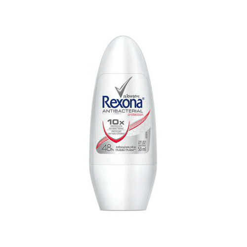 Imagem do produto Desodorante Rexona Antibacterial Rollon 50Ml