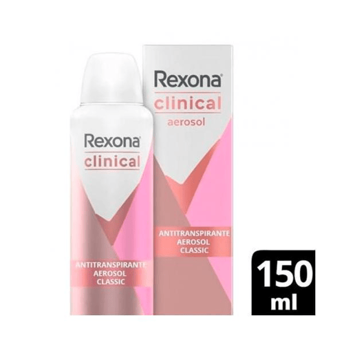Imagem do produto Desodorante Rexona Clinical Classic 3X Mais Proteção 96H Aerossol 91G