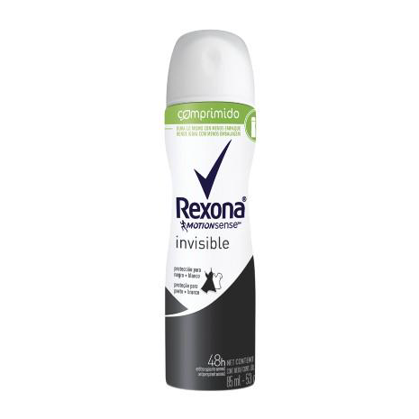 Imagem do produto Desodorante Rexona Invisible Aerosol Comprimido Antitranspirante 48H Com 85Ml