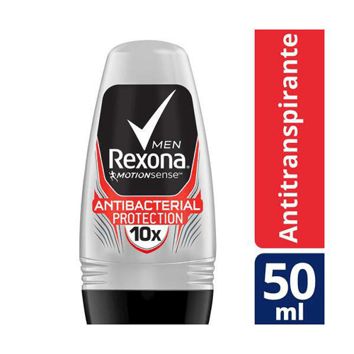 Imagem do produto Desodorante Rexona Men Antibacterial Rollon 50Ml