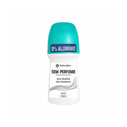 Imagem do produto Desodorante Schraiber Rollon Sem Perfume, Sem Aluminio E Sem Parabenos 50Ml