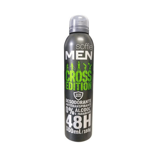 Imagem do produto Desodorante Soffie Men Cross Edition Aerossol Antitranspirante 48H Com 300Ml