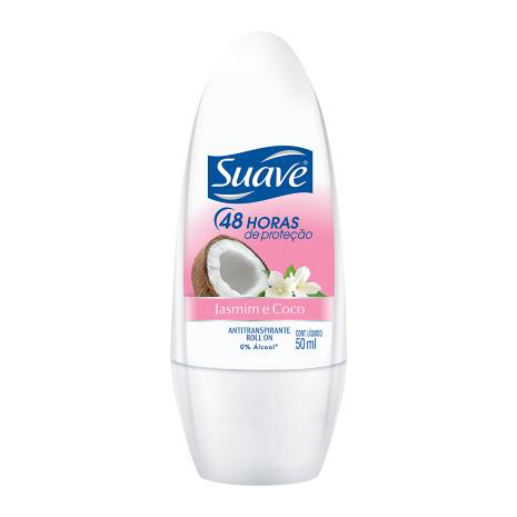 Imagem do produto Desodorante Suave Jasmim E Coco Rollon Antitranspirante 48H Com 50Ml