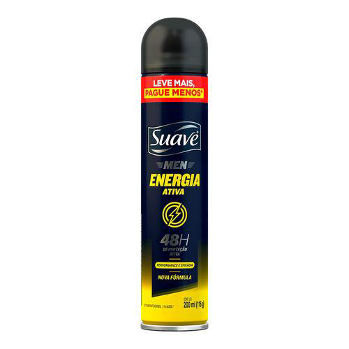 Imagem do produto Desodorante Suave Men Energia Ativa 200Ml