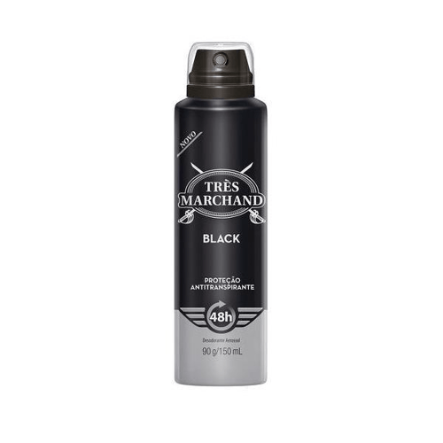 Imagem do produto Desodorante Tres Marchand Black Com 150Ml
