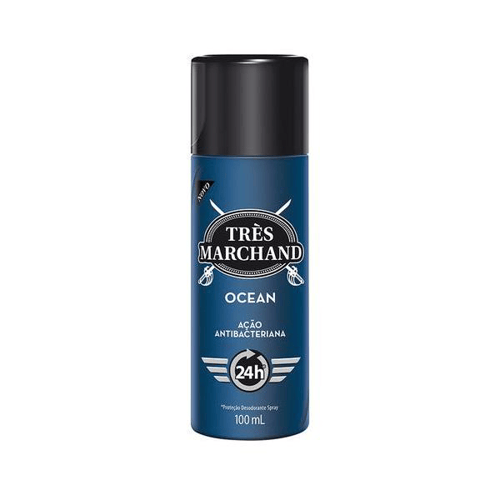 Imagem do produto Desodorante - Tres Marchand Spray 100 Ml Ocean