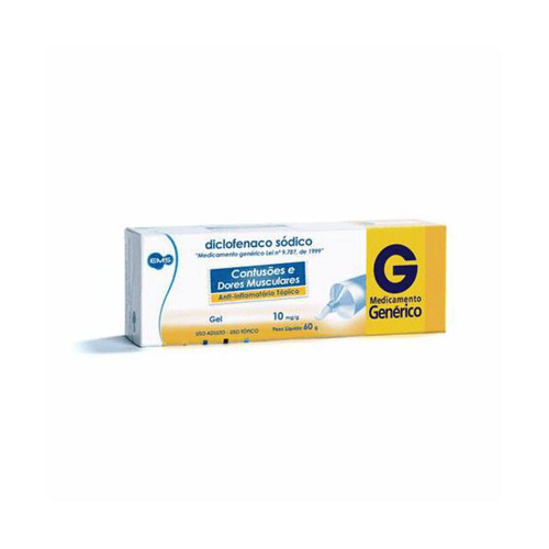 Diclofenaco - Sódio Gel 60G Ems Genérico