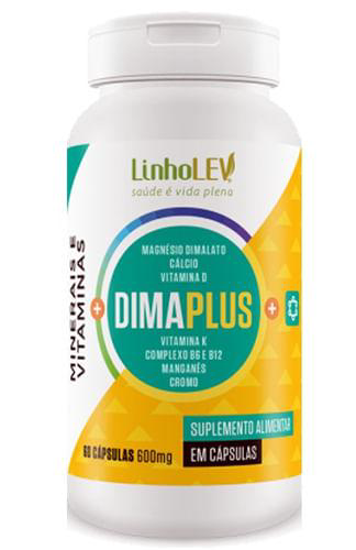 Imagem do produto Dimaplus Vitaminas E Minerais 600Mg 60 Cápsulas Linho Lev A