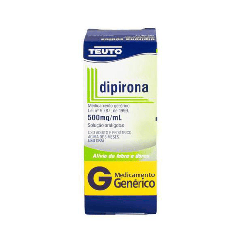 Imagem do produto Dipirona - 500Mg 20Ml Gotas Teuto Genérico