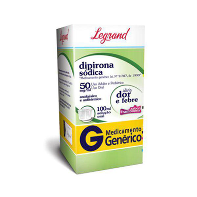 Imagem do produto Dipirona - 50Mg Ml 100Ml Legrand Genérico