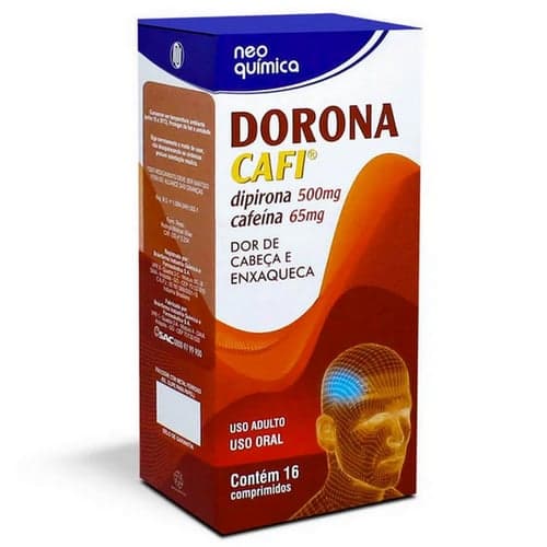 Imagem do produto Dipirona E Cafeina Dorona Cafi 16 Comprimidos
