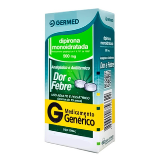 Imagem do produto Dipirona Monoidratada 1G 10 Comprimidos - Germed Genérico
