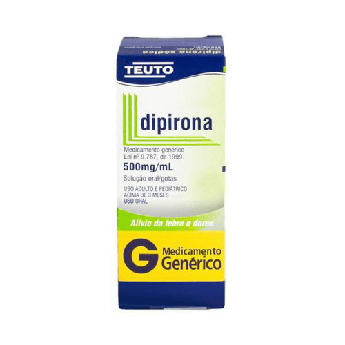Imagem do produto Dipirona - Sódica 500Mg 20Ml Teuto Genérico