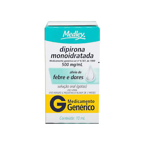 Imagem do produto Dipirona - Sódica Gotas 10Ml Medley Genérico