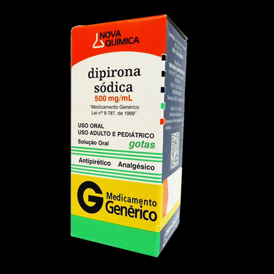 Imagem do produto Dipirona Sódica Gotas 500Mg Ml 10Ml Nova - Nova Química Genérico