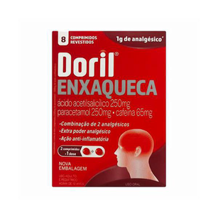 Imagem do produto Doril Enxaqueca Com 8 Comprimidos Revestidos