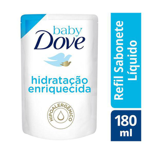 Imagem do produto Dove Baby Sabonete Liquido Hidratacao Enriquecida Refil 180Ml