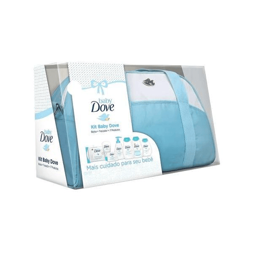 Imagem do produto Dove Baby Shampoo Hidratacao Enrequecida 200Ml + Kit Baby + Bag Azul