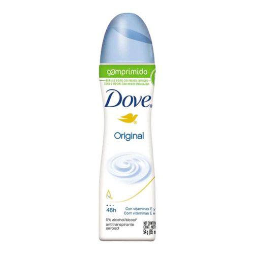 Imagem do produto Dove Desodorante Aerosol Antitranspirante Original Ar Comprimido 54G 85Ml