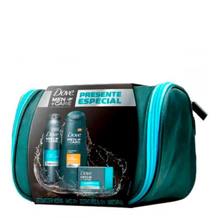 Imagem do produto Dove Kit Men Shampoo 200Ml E Desodorante Aerosol 89G E Sabonete 90G E Necessaire