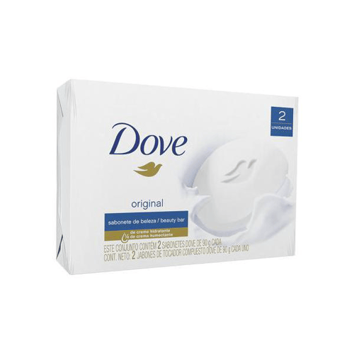 Imagem do produto Dove Sabonete Em Barra Branco 90G Com 2 Unidades