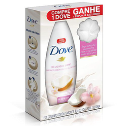 Imagem do produto Dove Sabonete Liquido Leite De Coco 250Ml Gratis Esponja Exclusiva