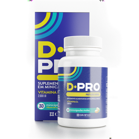 Imagem do produto Dpro Vitamina D3 2000Ui Com 30 Cápsulas
