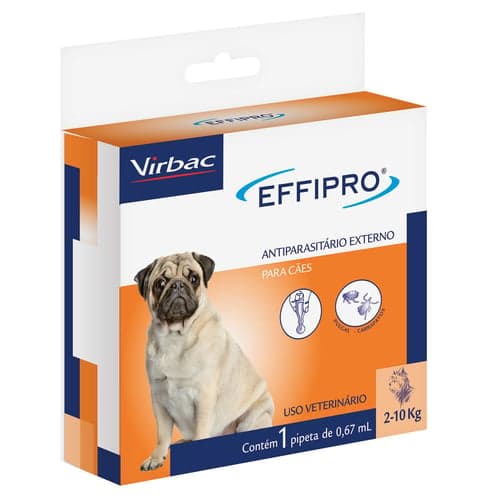 Imagem do produto Effipro Para Cães Entre 2 E 10Kg Com 1 Pipeta De 0,67Ml
