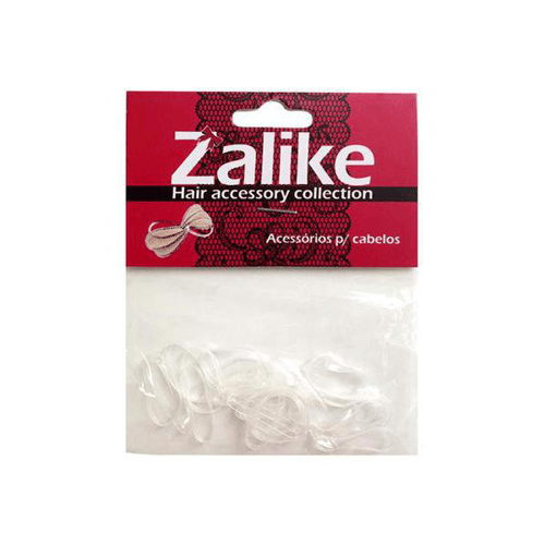 Imagem do produto Elástico Zalike Silicone Grande Com 20 Unidades Transparentes Ref.211t