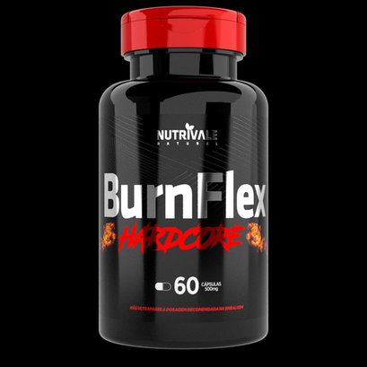 Imagem do produto Emagrecedor Burnflex Hardcore Nutrivale Natural - 500 Mg 60 Cápsulas