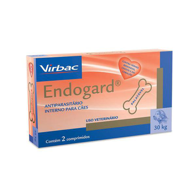 Imagem do produto Endogard Para Cães Uso Veterinário 30Kg Com 2 Comprimidos