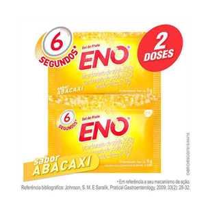 Imagem do produto Eno Efervescente - Sabor Abacaxi C 2 Sachês De 5G