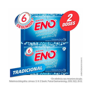 Imagem do produto Eno Efervescente - Tradicional C 2 Sachês De 5G