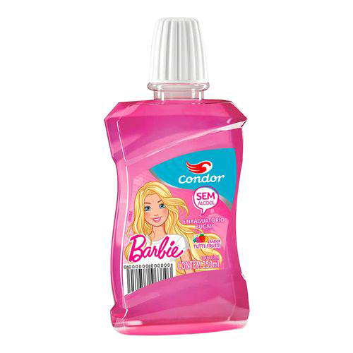 Imagem do produto Enxaguante Bucal Infantil Condor Barbie Tutti Frutti 250Ml