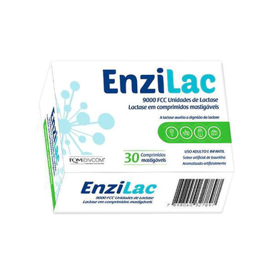 Imagem do produto Enzilac 9.000 Fcc 30 Comprimidos Mastigáveis
