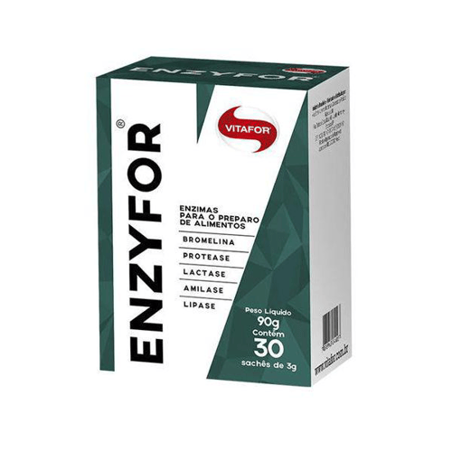 Imagem do produto Enzyfor 30 Saches Vitafor - Enzyfor 3G Vitafor