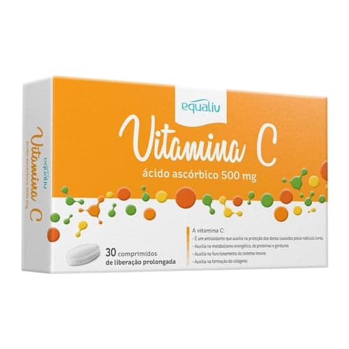 Imagem do produto Equaliv Vitamina C 30 Comprimidos De Liberação Prolongada
