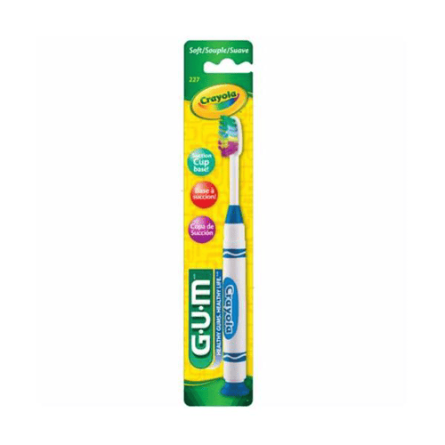 Imagem do produto Escova Dental Gum Crayola 3 Un Fio Dental Com Cabo Gratis