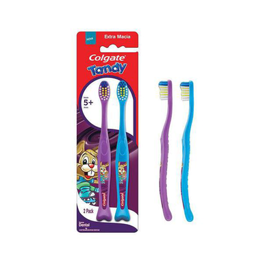 Imagem do produto Escova Dental Infantil Colgate Tendy Extra Macia Cores Sortidas 2 Unidades