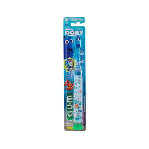 Imagem do produto Escova Dental Infantil Gum Dory Timer Light 3 E Suave Macia Cores E Personagens Sortidos Com 1 Unidade