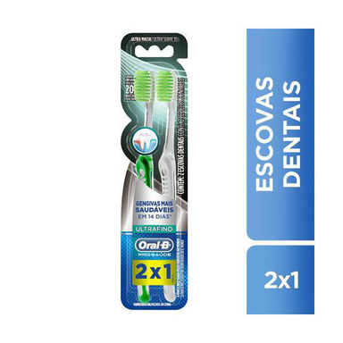 Imagem do produto Escova Dental Oralb - Pro-Saúde Ultrafino 2 Unidades